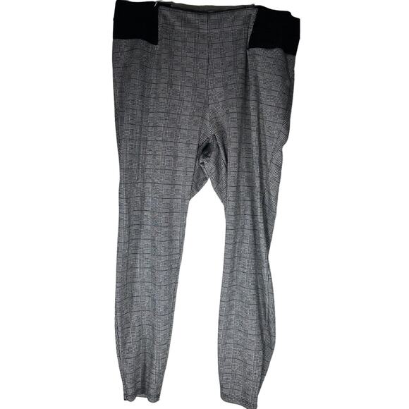 Lane Bryant Houndstooth Stretch Pants – Black & White – Size 22 - Picture 2 of 6